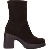 Wonders pour femme. H-49101_5713_9332 Bottines en cuir Lady 101 Marron (40), 5 à 8 cm, Fermeture éclair, Casuel