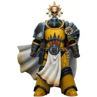 Joy toy Figurine Warhammer Imperial Fists, personnage du type "Librarian Consul", avec une hache de force et un pistolet à impulsions, 12 cm
