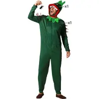 Atosa Flower Halloween Costume Woman Vert XS-S Enfants