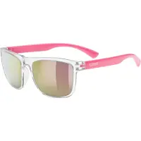 Uvex Rookie Lunettes de soleil transparentes Mirror Pink/CAT3 transparentes Mirror Pink/CAT3