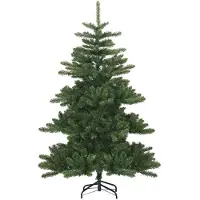 vidaXL Arbre de Noël artificiel pliable Vert 150 cm PVC et acier