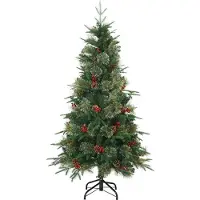 vidaXL Sapin de Noël Artificiel à Branches Articulées Vert 120 cm
