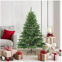 vidaXL Sapin de Noël Artificiel à Branches Articulées Vert 150 cm