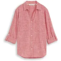 Tom Tailor Chemisier rouge / blanc