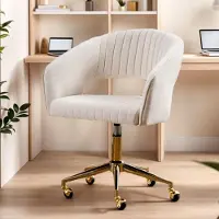 Merkloos Chaise de bureau en chenille réglable pour le télétravail