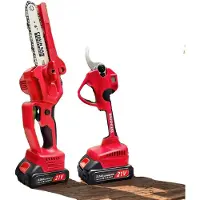 OEM Mini-scie à chaîne, 21V, moteur 500W, lame de 6 pouces, rallonge télescopique, tête de coupe orientable à 180°