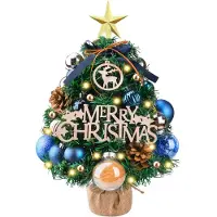 Merkloos Mini sapin de Noël avec éclairage - Sapin de Noël décoratif de table