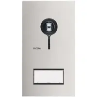 Elcom Façade de station de porte Station de porte vidéo 1/1 2D acier inoxydable ONE (Filaire)