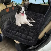 Sonstiges Protège-siège pour chien, pour siège arrière de voiture, 127x62,5 cm, noir, antidérapant, facile à nettoyer, résistant aux griffes