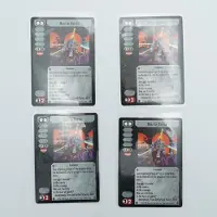 Hasbro BattleTech CCG Trading Card Game: Heat of Battle – set of 4 cards