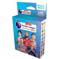 Hasbro TOPPS – Premier League 2026 Stickers Mega Pack: 108 stickers