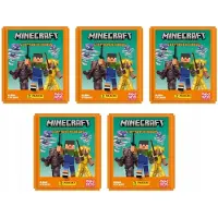 Hasbro 5 x MINECRAFT SACHET MINECRAFT Stay Adventurous STICKERS FOR YOUR ADVENTURES