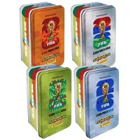 Hasbro Set Of 4 Large Panini Fifa World Cup 2026 Mundial Tins