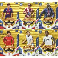 Hasbro Panini FIFA 365 2026 LIMITED PREMIUM GOLD SET OF 6: PEDRI, VINI, KANE, ALVAREZ