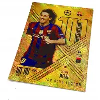 Hasbro Match Attax Extra 2024/25 Card. 345 Lionel Messi / 100 Club Legend