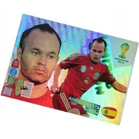 Hasbro Panini Fifa World Cup Brazil 2014 Limited Edition Andrés Iniesta Football Cards