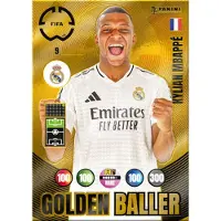 Hasbro Panini Fifa Club World Cup 2025 Rare Golden Baller 9 Kylian Mbappe