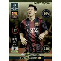 Hasbro 2014/15 Champions League Panini Card: FC Barcelona – Lionel Messi XXL Limited Edition