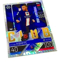 Hasbro Match Attax 2022/23 Card. 458 Kylian Mbappe / 100 Club