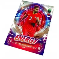 Hasbro Match Attax Euro 2024 Germany Card. Gm 8 Aleksandar Mitrovic / Energy