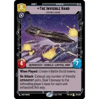 Hasbro The Invisible Hand |234/257|TWI|Twilight of the Republic| Rare|FOIL