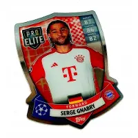 Hasbro Match Attax 2023/24 Tcg Card. Sh 12 Serge Gnabry / Pro Elite Chrome Shield