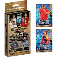 Hasbro Fifa 365 2025 Panini Combo Kings Upgrade: 48 Football Cards + 2 Limited Edition Cards