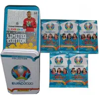 Hasbro Panini Uefa Euro 2020 Tin – Original Packets, Football Cards + Limited Edition