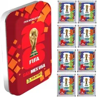 Hasbro SMALL TIN FIFA World Cup 2026 stickers sticker collection 8x SACHET