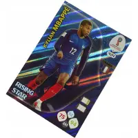 Hasbro Panini World Cup Russia 2018 Rising Star Kylian Mbappe Football Card 424