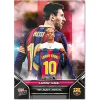 Hasbro YAMAL MESSI FC Barcelona 2025 Topps NOW Card – New Football Card Number