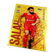 Hasbro Match Attax 2024/25 Card. Ge4 Mohamed Salah / Gold Edge Edition