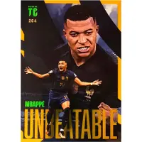 Hasbro Top Class 2023 264 MBAPPE Unbeatable GOLD Panini Football Cards – Yellow