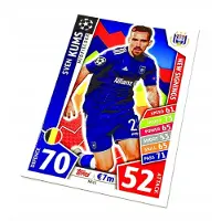 Hasbro Match Attax 2017/18 Card Ns11 Sven Kums / New Signings