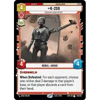 Hasbro K-2SO |145/252|SOR|Spark of Rebellion| Rare|FOIL