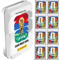 Hasbro PANINI FIFA World Cup 2026 Small Tin: 8 Packs, 56 Stickers
