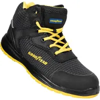 Goodyear Chaussures de sécurité respirantes noires, protection au travail, modèle haut, catégorie S3 – taille 45