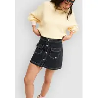 Roxy Radiantrider Denim Skirt Gris XS Femme