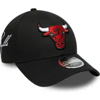 New Era Nba Side Script 9forty Mid Crown Chicago Bulls Cap Noir