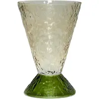 Hubsch - Abyss Vase Dark Green/Brown
