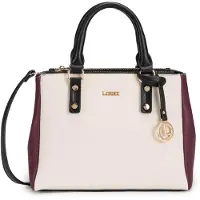L.credi sac à main sac à épaule bandoulière Solivette Handbag Cherry Shade beige