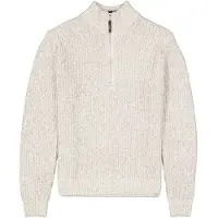Garcia U261041 Half Zip Sweater Blanc L Homme