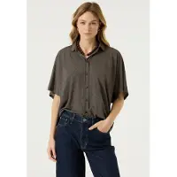 Garcia femme Chemise, XXL, Brun