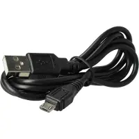 VHBW Câble USB/Micro USB, 1 m, noir, compatible avec Sony Cyber-shot DSC-HX30V, DSC-HX400, DSC-HX400V, DSC-HX50, DSC-HX50V, DSC-HX60, DSC-HX60V