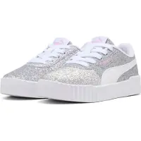 Puma Baskets basses enfant Carina 3.0 Glitz PS filles - Argenté - 32