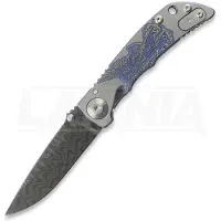Spartan Blades Couteau pliant Harsey Folder 3.25 Damascus, Saint Michael