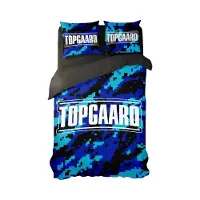 FIRSTGRADE Pixel Camo Set Of Sheets Bleu