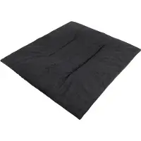 Stanislaw Jurga PillowPrim Coussin pour chien Panier pour chien Coussin niche pour chien Coussin lits petits chiens R1-36 x 30 cm Noir velours