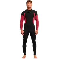 Quiksilver Prologue 4/3 Mm Long Sleeve Back Zip Neoprene Suit Noir M Homme