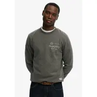 Superdry Sweat-shirt gris / gris foncé